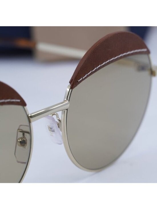 Loewe LW40007U 33N Round Sunglasses – Gold main image 9